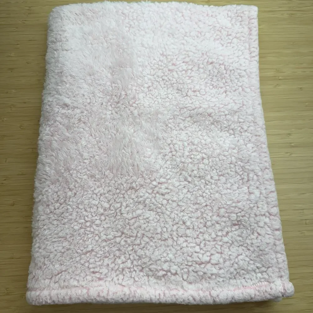 Adirondack Baby Blanket Security Lovey 30x40 Pink Sherpa